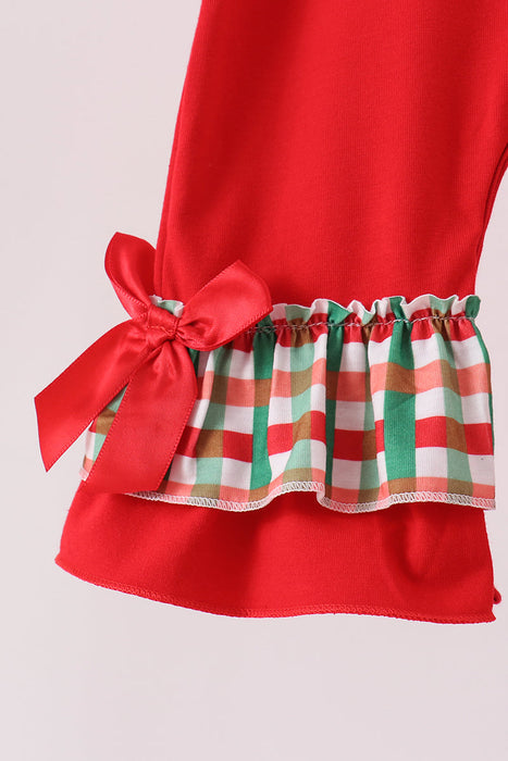 Kids Christmas Character Ruffle Romper