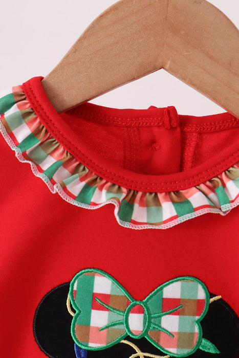 Kids Christmas Character Ruffle Romper