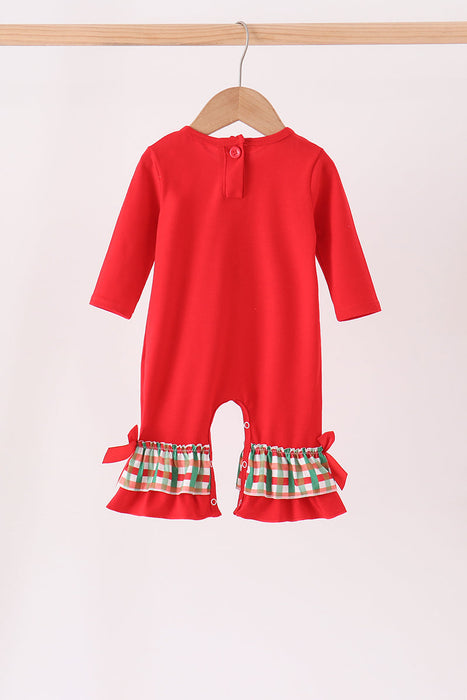 Kids Christmas Character Ruffle Romper