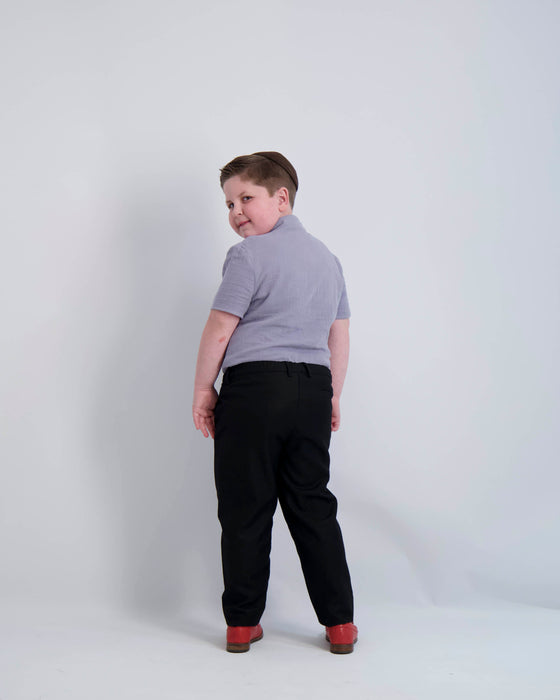 Youth Boys Black Dress Pants