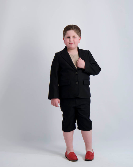 Youth Boys Black Dress Blazer