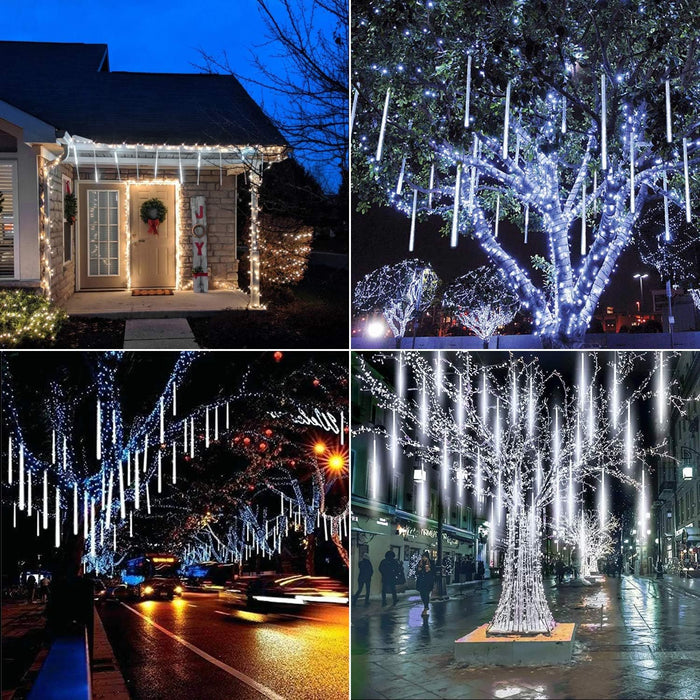 Large LED Snowfall Lights – Cascading Meteor Shower Effect
