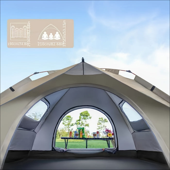 3-4 Person Instant Pop Up Camping Tent