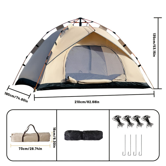 3-4 Person Instant Pop Up Camping Tent