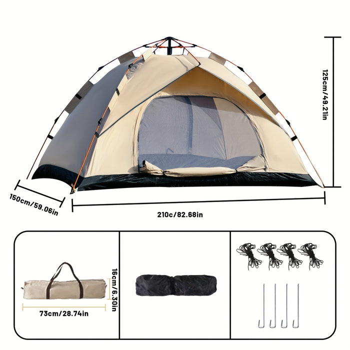 3-4 Person Instant Pop Up Camping Tent