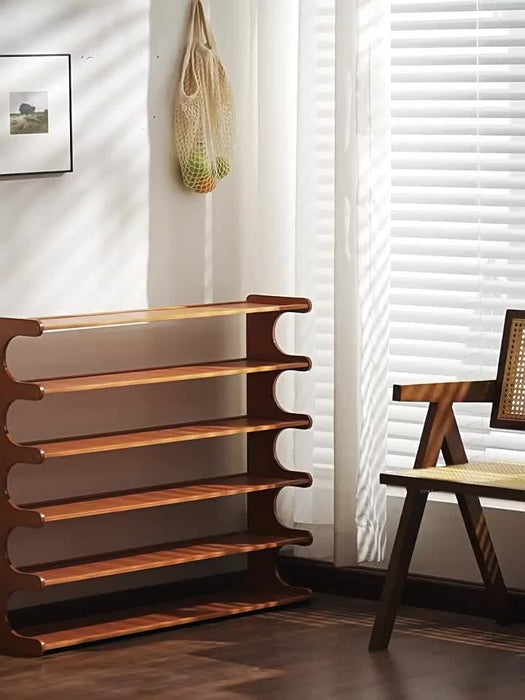 5 or 6 Tier Bamboo Shoe Rack Organizers