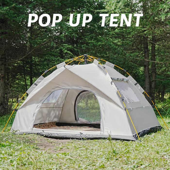3-4 Person Instant Pop Up Camping Tent