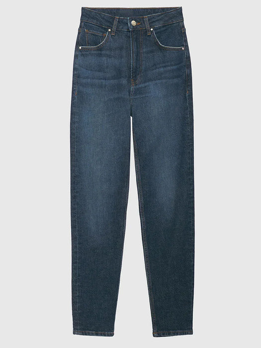 Women's High Waist Vintage Denim Stretch Jeans