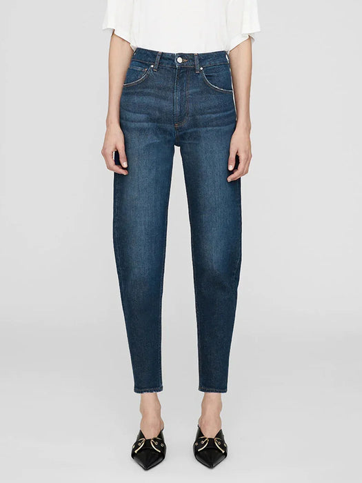 Women's High Waist Vintage Denim Stretch Jeans