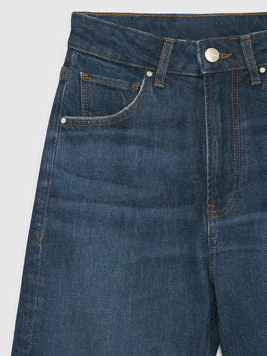 Women's High Waist Vintage Denim Stretch Jeans