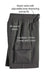 Men’s fleece cargo shorts in charcoal with multiple pockets and elastic waistband for outdoor adventure and casual wear