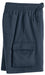 Men’s fleece cargo shorts in charcoal with six pockets and elastic waistband for outdoor adventure and casual wear