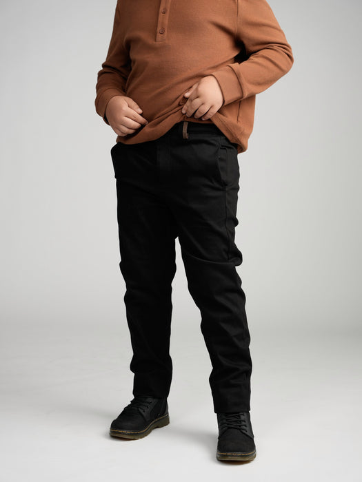 Youth Cinnamon Cuffed Polo (Long Sleeve)
