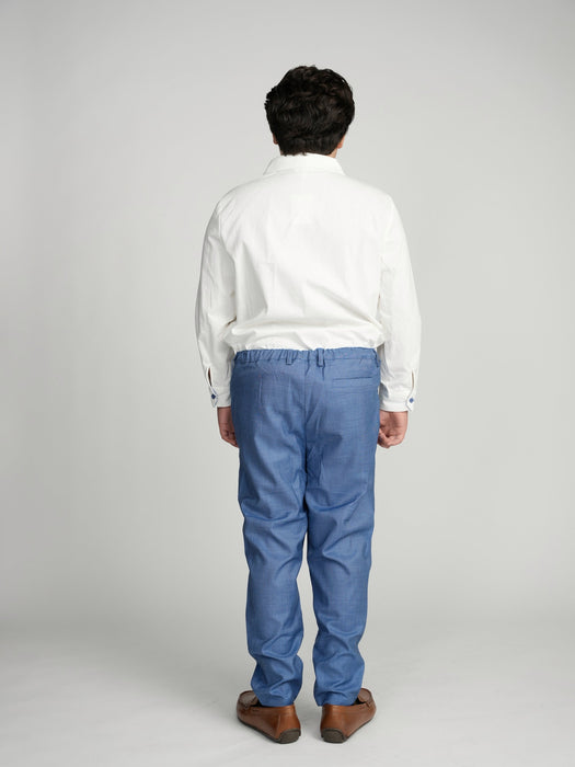 Youth Boys Egyptian Blue Dress Pants