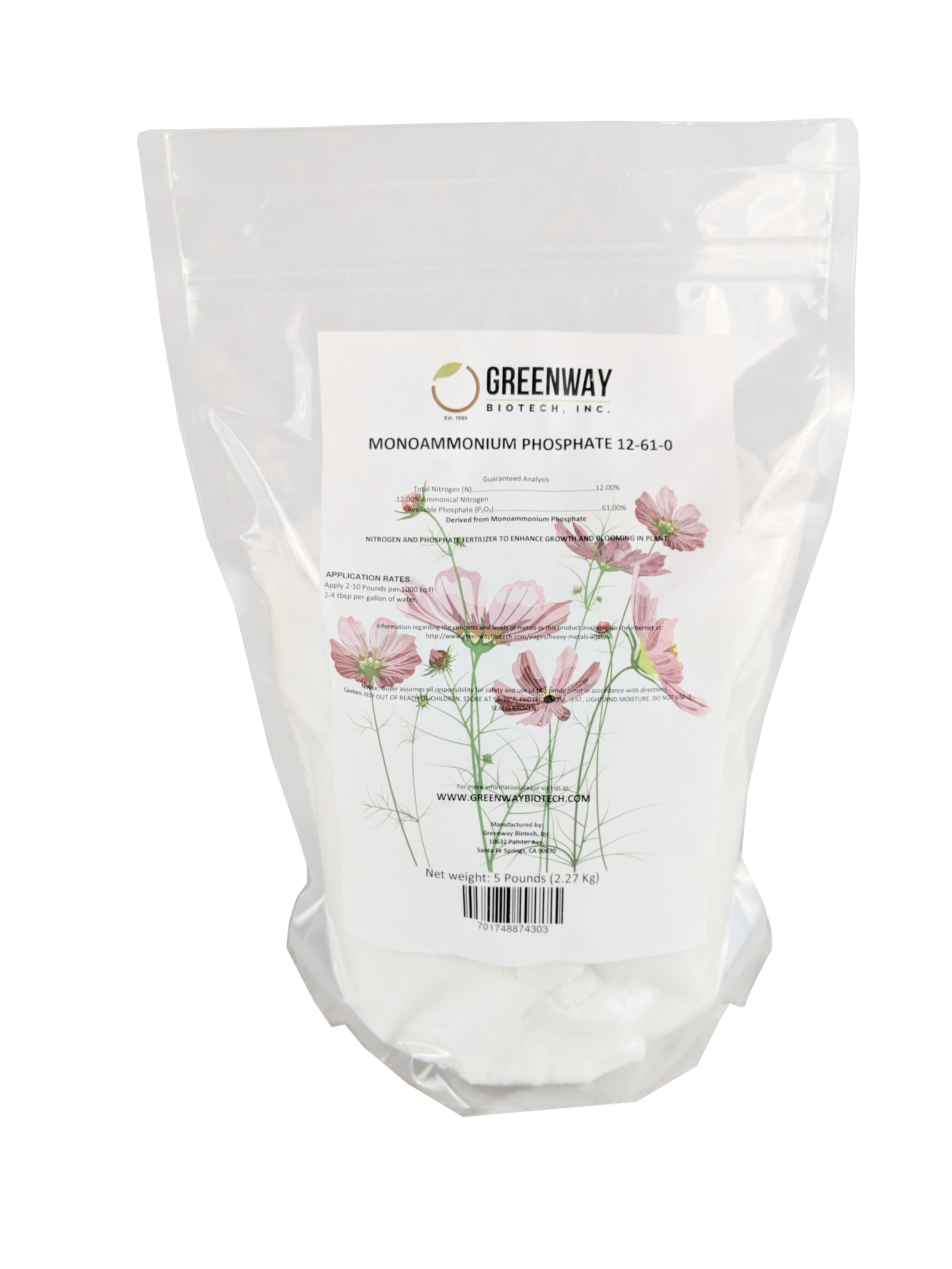 Monoammonium Phosphate Fertilizer 12-61-0