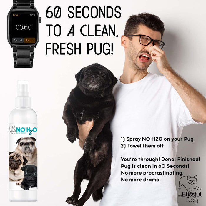 No H2O Spray Pet Shampoo — Clean Dog in 60 Seconds