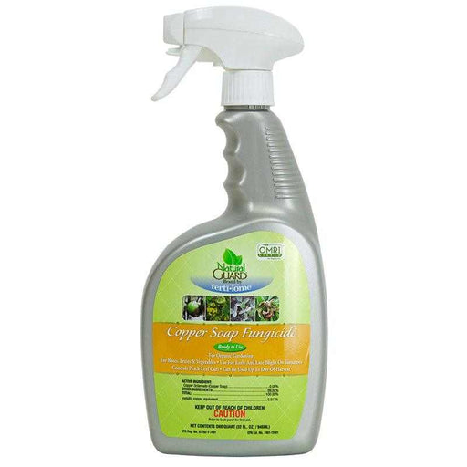 Natural Guard Copper Soap Liquid Fungicide RTU quart bottle for garden disease control