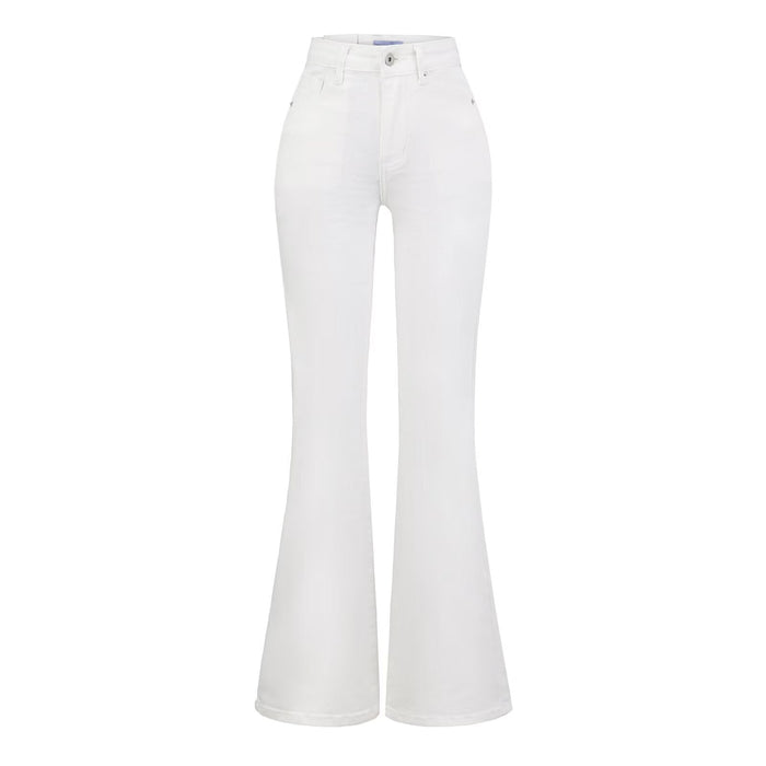Women's High Waist Slim Fit Wide Leg Jeans