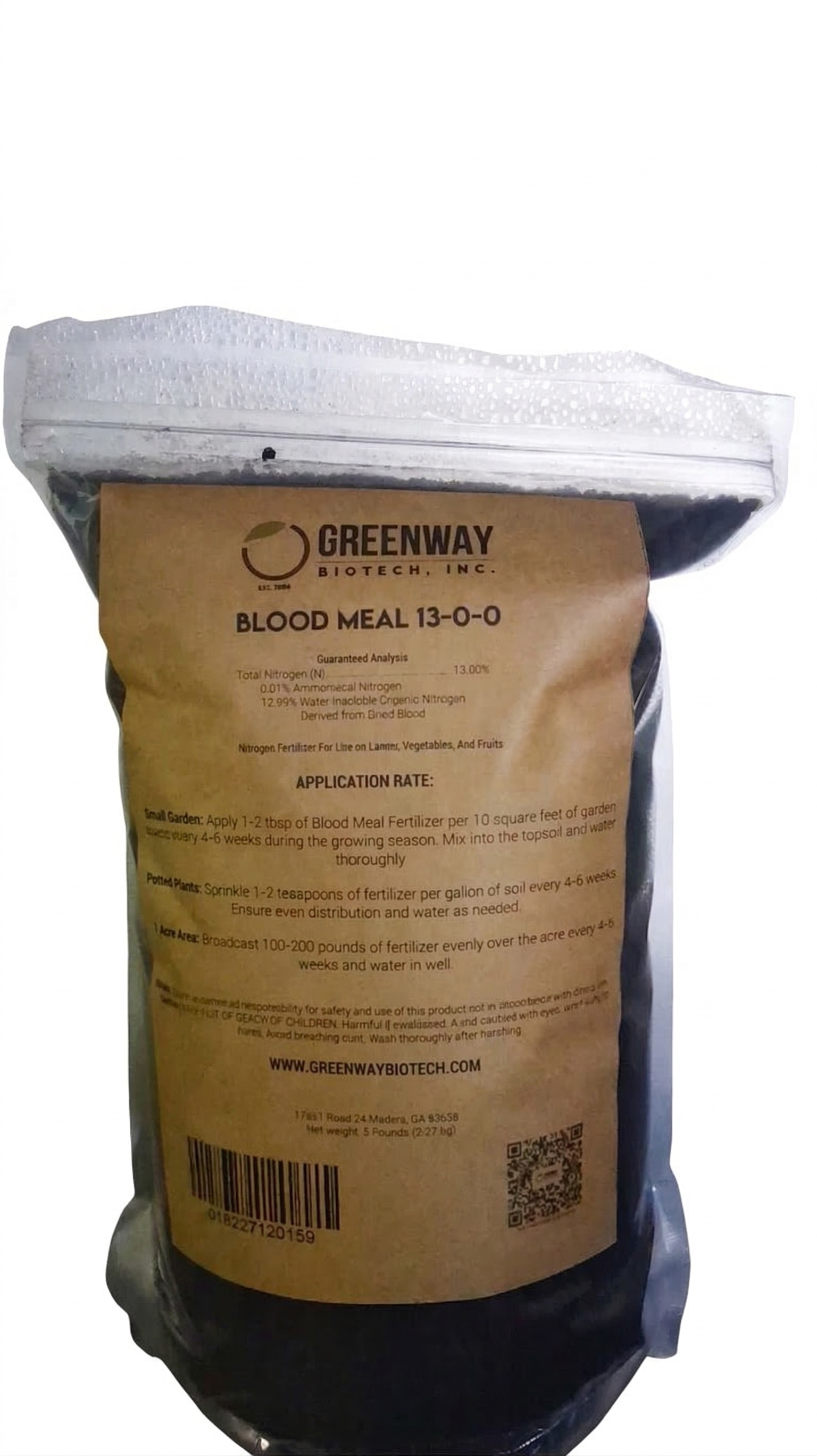 Organic Blood Meal Fertilizer 13-0-0