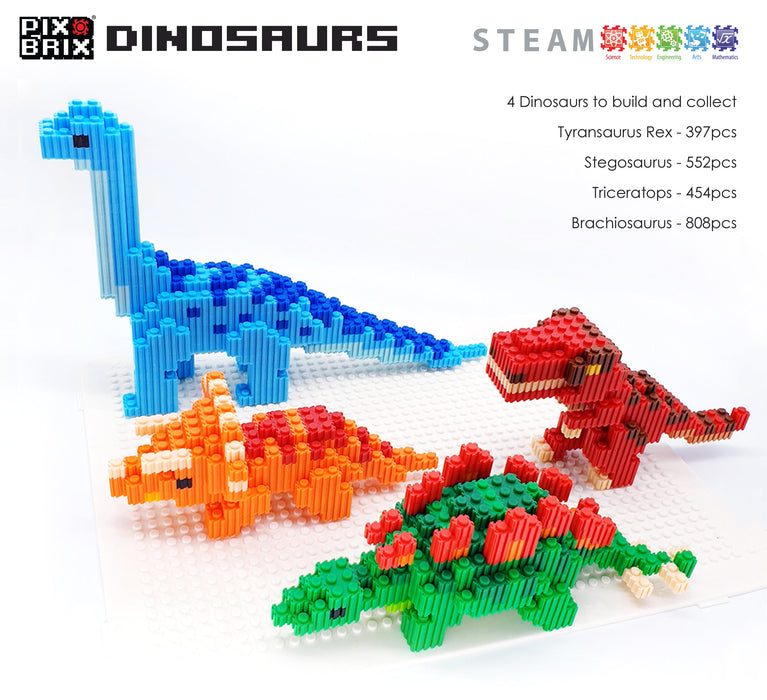 Triceratops - Pix Brix Dinosaur Series