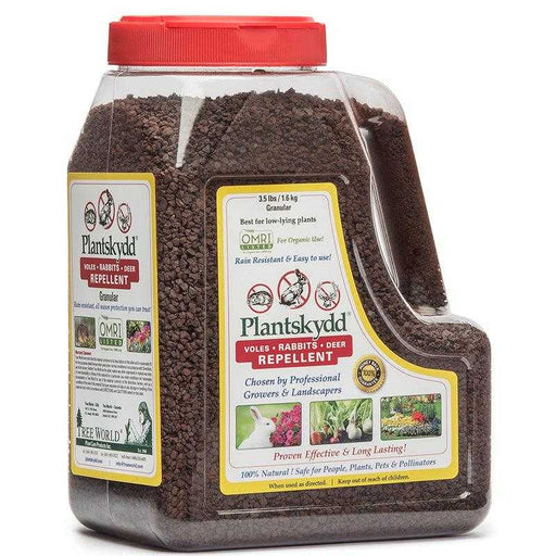 Plantskydd Rabbit & Small Animal Repellent 3.5 lb granular container for garden pest control