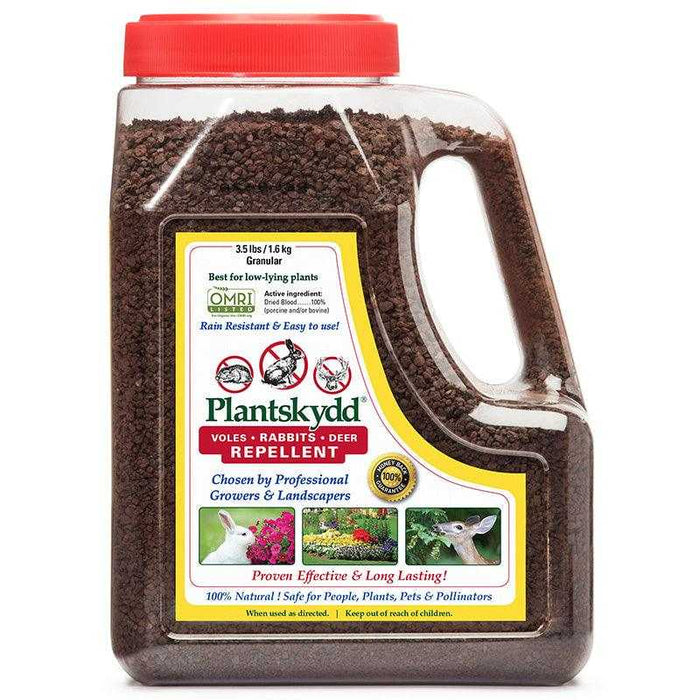 Plantskydd Rabbit & Small Animal Repellent 3.5 lb granular container for garden pest protection