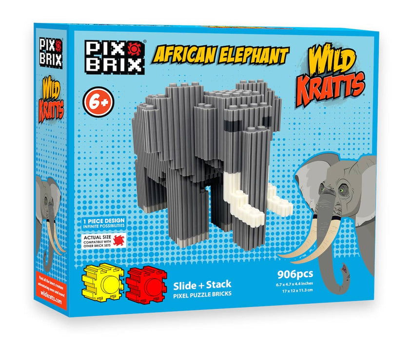 Pix Brix African Elephant - Wild Kratts