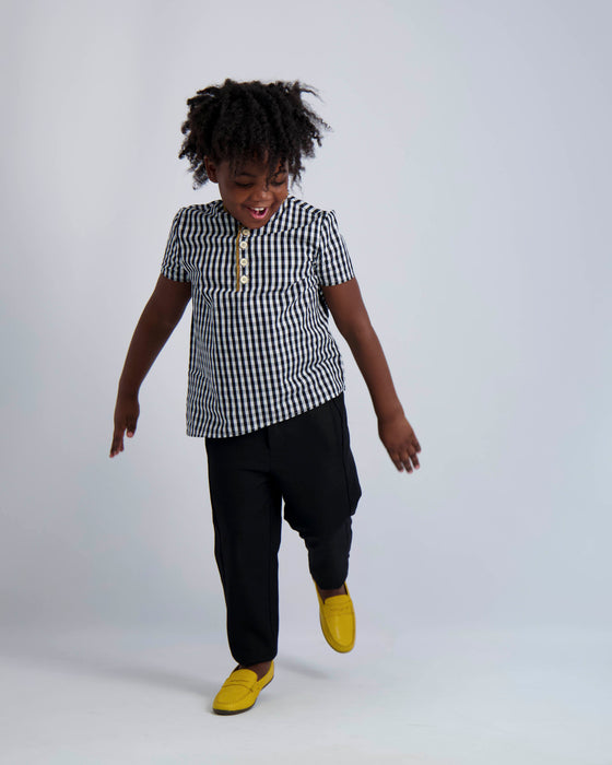 Youth Boys Black Dress Pants