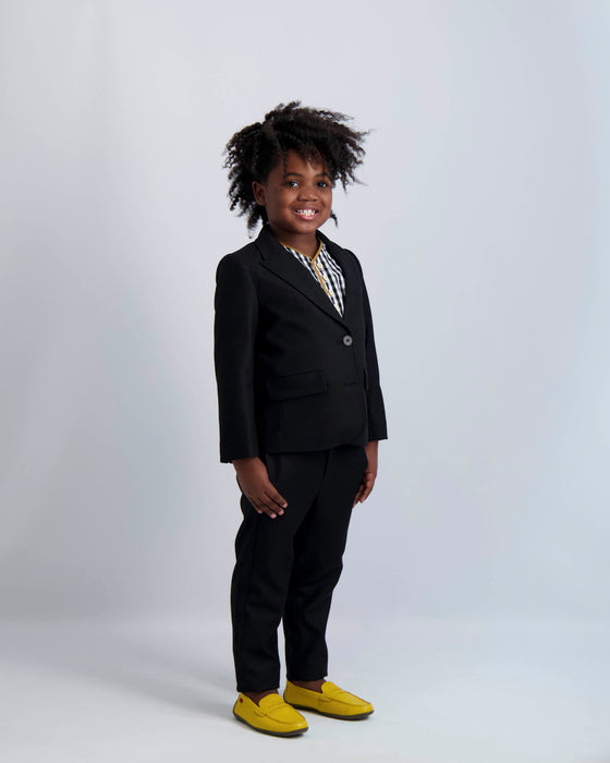 Youth Boys Black Dress Pants