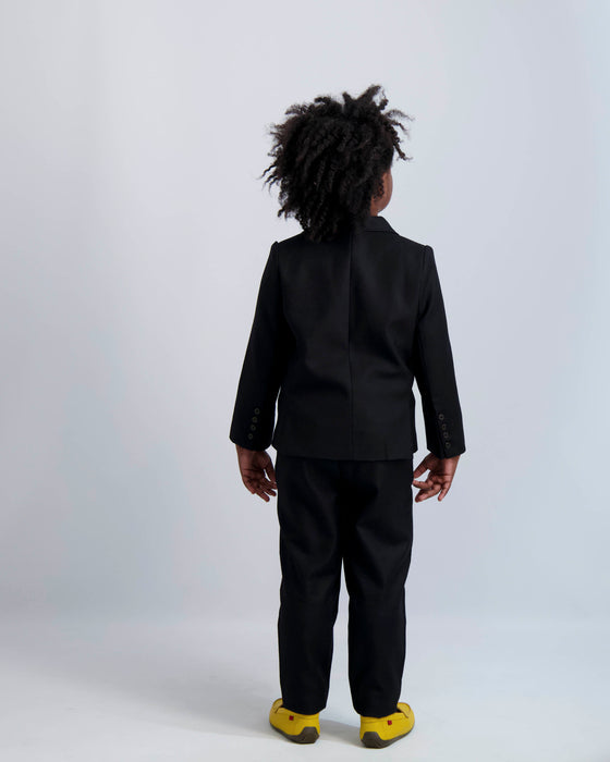 Youth Boys Black Dress Blazer