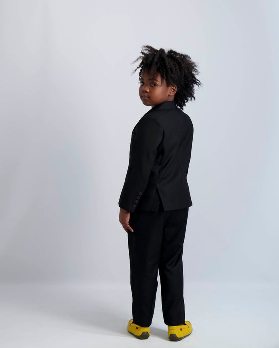 Youth Boys Black Dress Pants