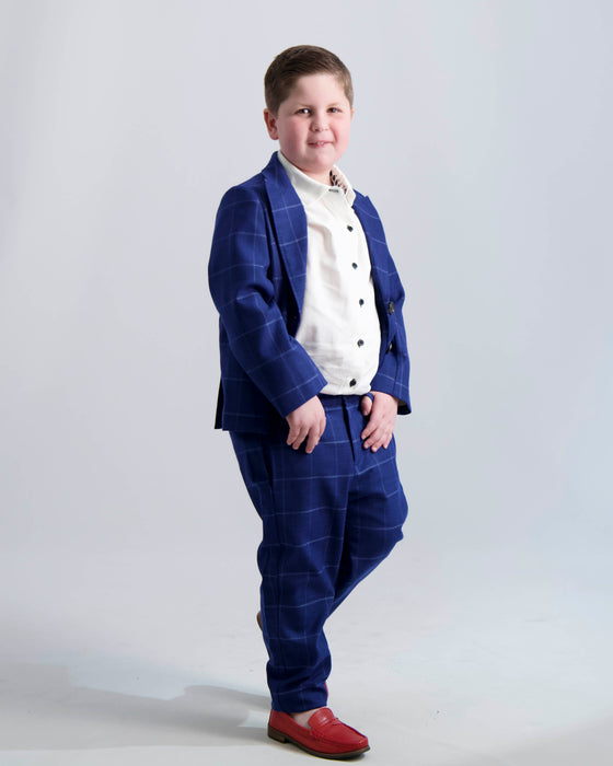 Youth Boy's Blue Dress Pants