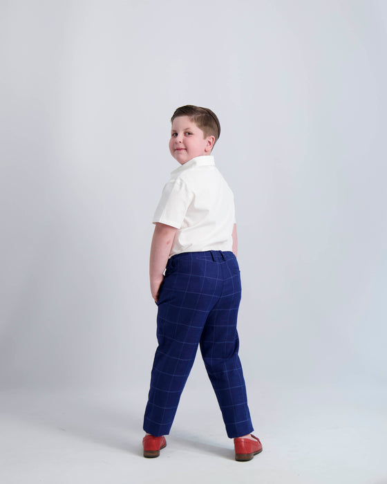 Youth Boy's Blue Dress Pants