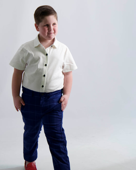 Youth Boy's Blue Dress Pants