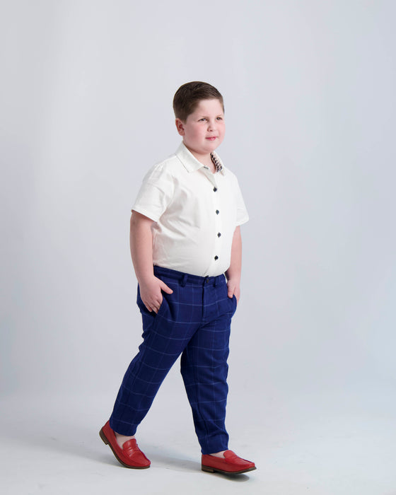 Youth Boy's Blue Dress Pants