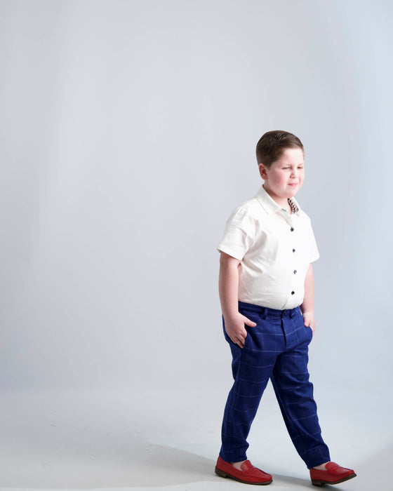Youth Boy's Blue Dress Pants