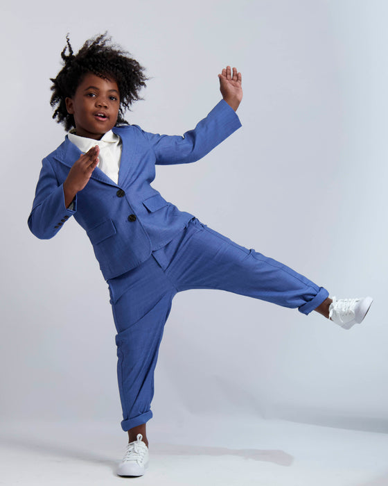 Youth Boys Egyptian Blue Dress Pants