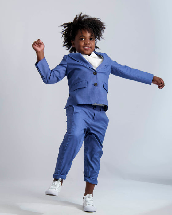 Youth Boys Egyptian Blue Dress Pants