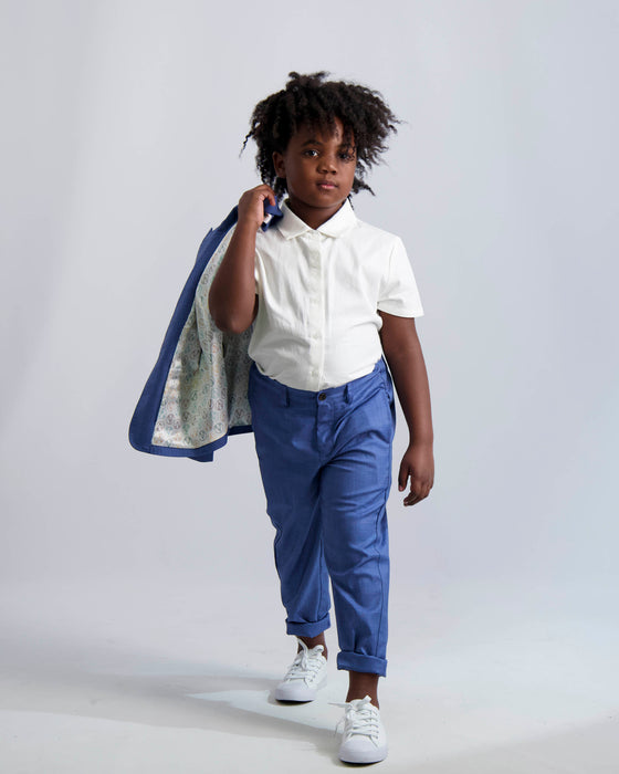 Youth Boys Egyptian Blue Dress Pants