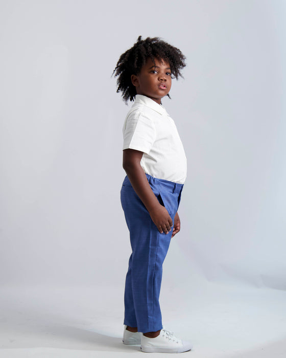 Youth Boys Egyptian Blue Dress Pants