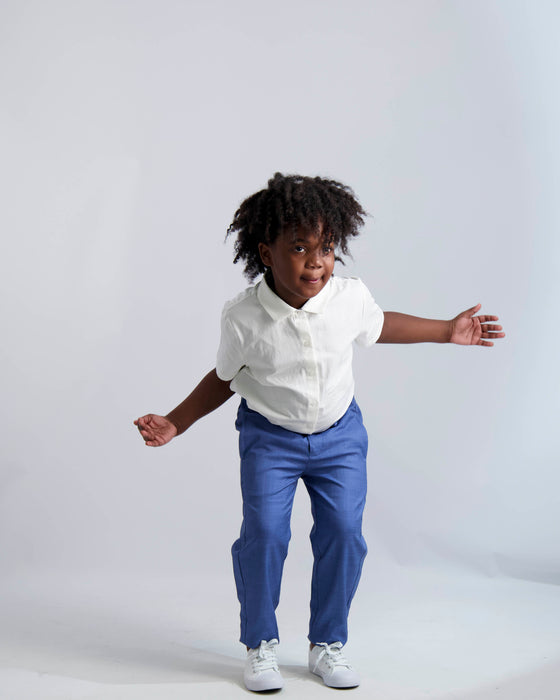 Youth Boys Egyptian Blue Dress Pants