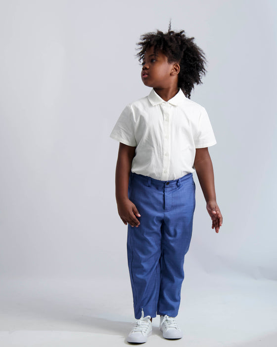 Youth Boys Egyptian Blue Dress Pants