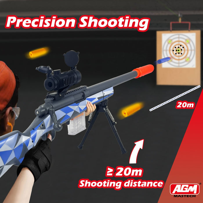 M24 Tactical Toy Gun - Features Realistic Design and Safe Soft Bullets
