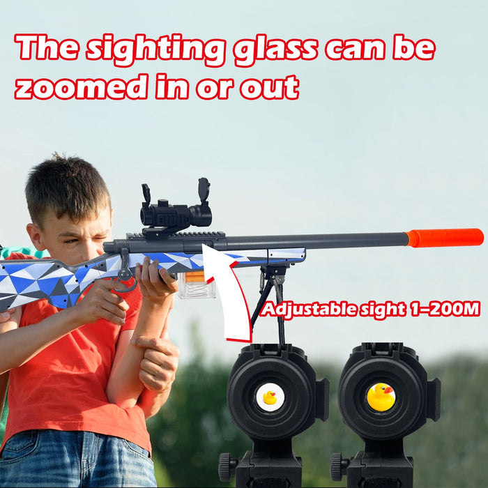 M24 Tactical Toy Gun - Features Realistic Design and Safe Soft Bullets