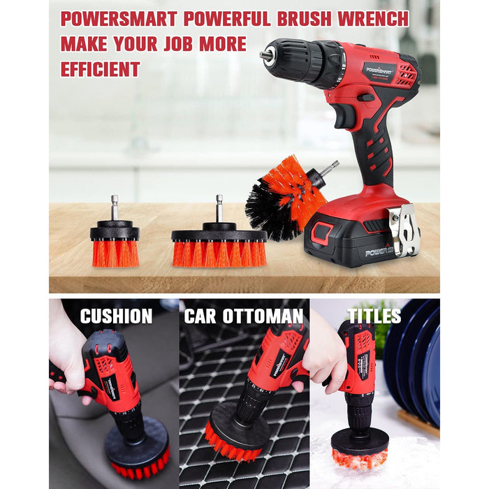 20V Cordless Drill Driver w/ Brushes, Battery & Charger Included