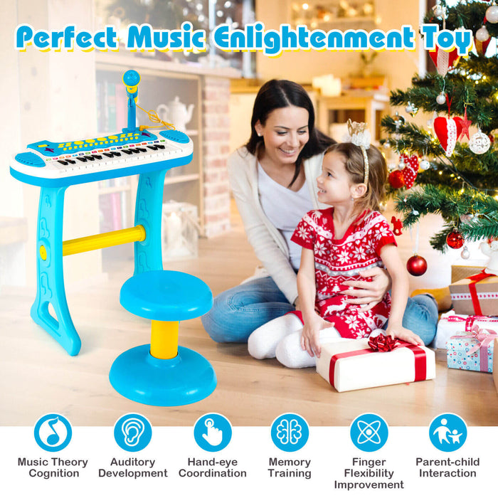 31-Key Kids Piano Keyboard Toy with Microphone