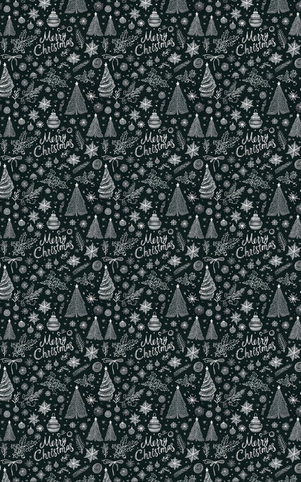 Festive Script Wrapping Paper
