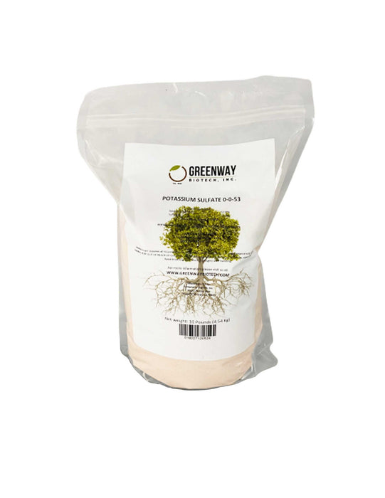 Crystalline Potassium Sulfate Fertilizer 0-0-53 for chloride-sensitive crops and hydroponics