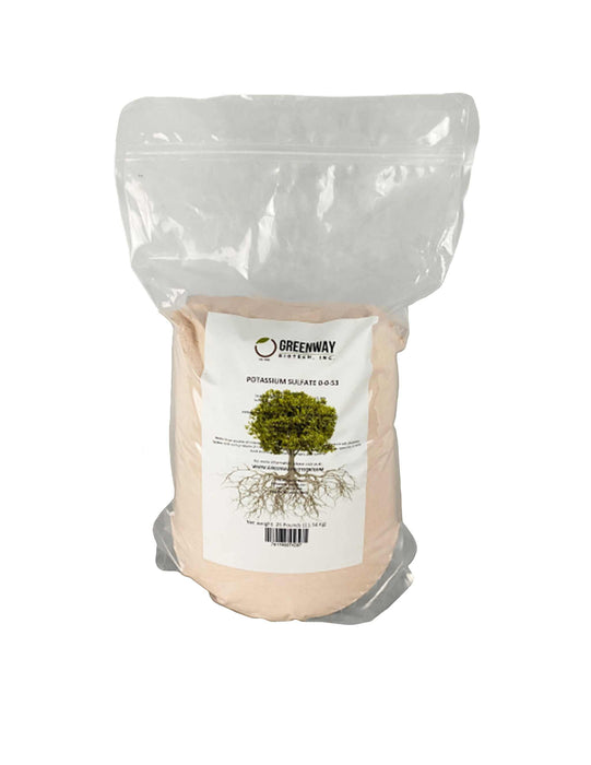 Granular Potassium Sulfate Fertilizer 0-0-53 for chloride-sensitive crops and hydroponics