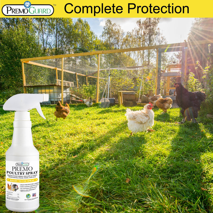 Premo Guard Poultry Spray 128 oz (Natural Non-Toxic)